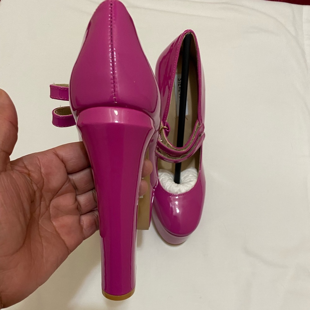 NWT Steve Madden Adapts Mary Jane Style Sky Rise Platform Heels Size 8. - Picture 6 of 10